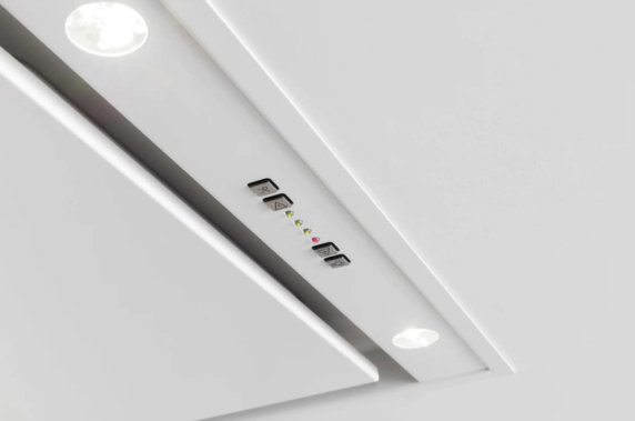 Novy 6846 Pureline Hood, Built-in, Ceiling, Width 120 cm, Without motor, White | Novy