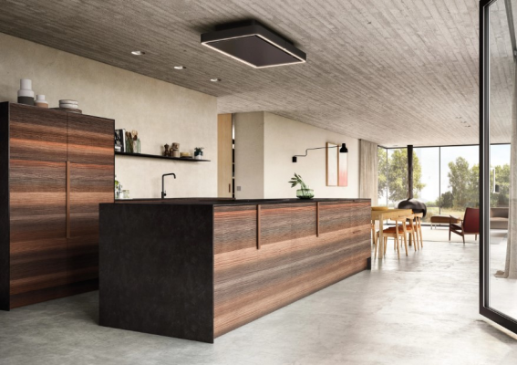 Novy 232 Cloud Hood, Ceiling, Width 110 cm, Max extraction power 343 m³ / h, Black | Novy