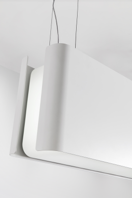 Novy 7550 Island Mounted Mood Hood, Width 108 cm, Max extraction power 661 m³ / h, White | Novy