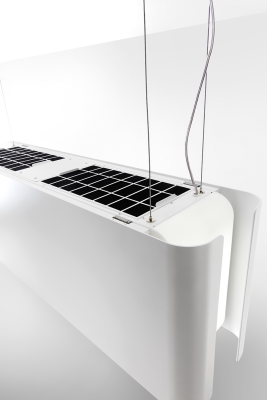 Novy 7550 Island Mounted Mood Hood, Width 108 cm, Max extraction power 661 m³ / h, White | Novy