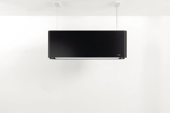 Novy | Mounted Mood Hood | 7552 | Island | Width 108 cm | 534 m³ / h | Remote control | LED | Black
