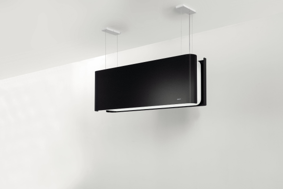 Novy | Mounted Mood Hood | 7552 | Island | Width 108 cm | 534 m³ / h | Remote control | LED | Black