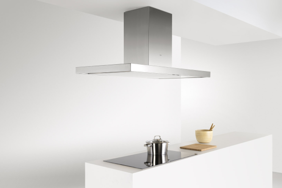 Novy 7665 Island Mounted Flatline Hood, Width 120 cm, Without motor, Stainless steel | Novy
