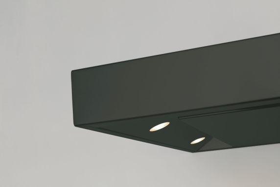 Novy 7612 Wall Mounted Flatline Hood, Width 120 cm, Max extraction power 631 m³ / h, Black | Novy