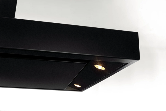 Novy | Hood | 7642 Flatline | Island | Energy efficiency class A+ | Width 90 cm | 707 m³ / h | Push buttons | LED | Black