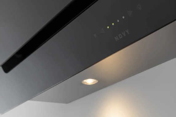 Novy | Hood | 7840 Vision | Wall mounted | Energy efficiency class A+ | Width 119.8 cm | 784 m³ / h | Integrated | LED | Black