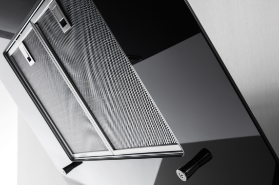 Novy 7848 Wall Mounted Vision Hood, Width 120 cm, Max extraction power 490 m³ / h, Black | Novy