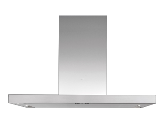 Novy 7655 Island Mounted Flatline Hood, Width 100 cm, Without motor, Stainless steel | Novy