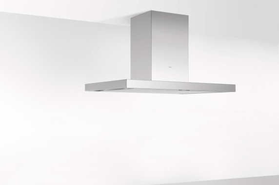 Novy 7655 Island Mounted Flatline Hood, Width 100 cm, Without motor, Stainless steel | Novy