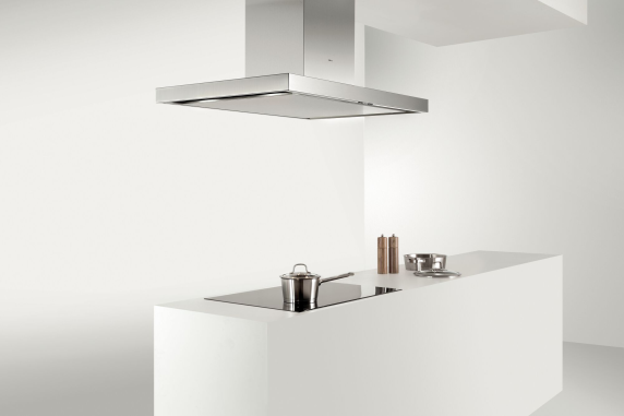 Novy 7645 Island Mounted Flatline Hood, Width 90 cm, Without motor, Stainless steel | Novy