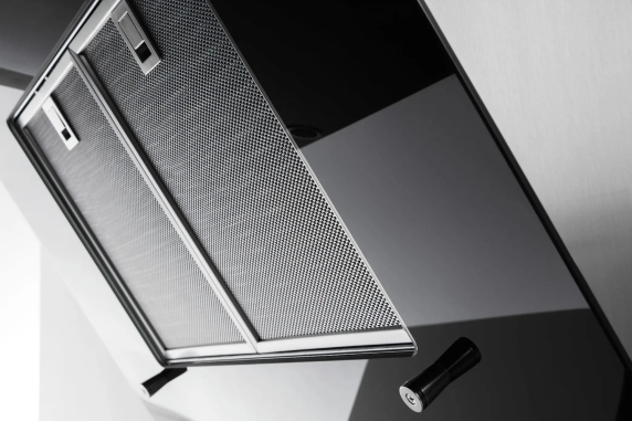 Novy 7838 Wall Mounted Vision Hood, Width 90 cm, Max extraction power 490 m³ / h, Black | Novy