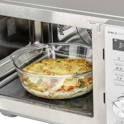 Caso | Microwave Oven | Chef HCMG 25 | Free standing | 900 W | Convection | Grill | Stainless Steel