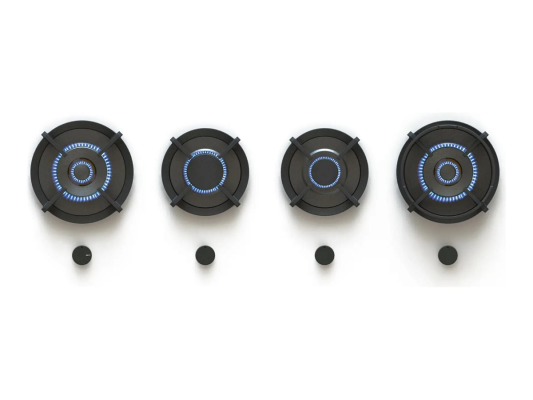 Novy | Danau Top Hob | 56012 | Gas | Number of burners / cooking zones 4 | Knobs | Black