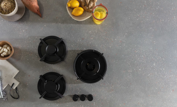 Novy | Capital Top Hob | 56006 | Gas | Number of burners / cooking zones 3 | Knobs | Black