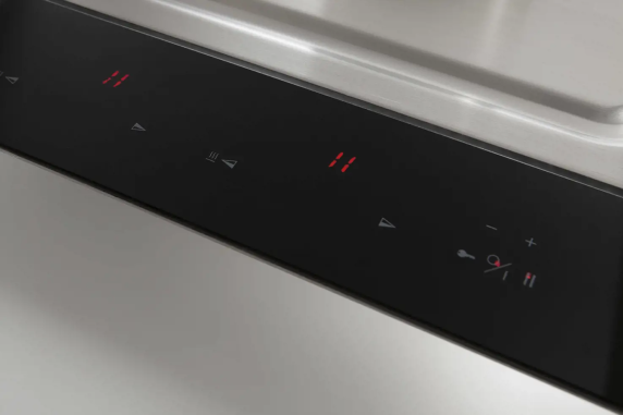 Novy | Hob | 3753 Teppan Yaki | Induction | Number of burners / cooking zones 2 | Slider touch | Timer | Black