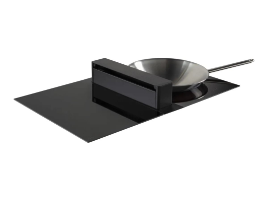 Novy 40008 Power Wok Hob & hood, Built-in, 3 cooking zones, Black | Novy