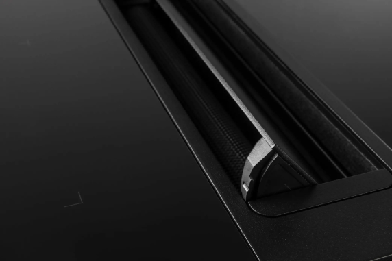 Novy | Hob + Hood | 40004 | Induction hob with built-in hood | Number of burners / cooking zones 4 | Touch | Timer | Black