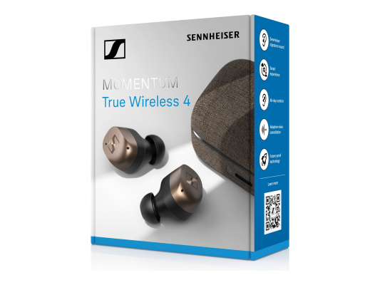 Sennheiser | Earphones | Momentum True Wireless 4 | Bluetooth | In-Ear | Noise canceling | Wireless | Black / Copper