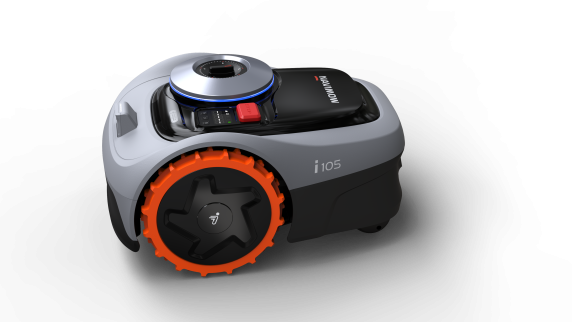 Segway | Navimow Robot Lawn Mower | i105E | Mowing Area 500 m² | Waterproof IPX6 | 58 dB | Charging station, antenna, antenna stand, power cord