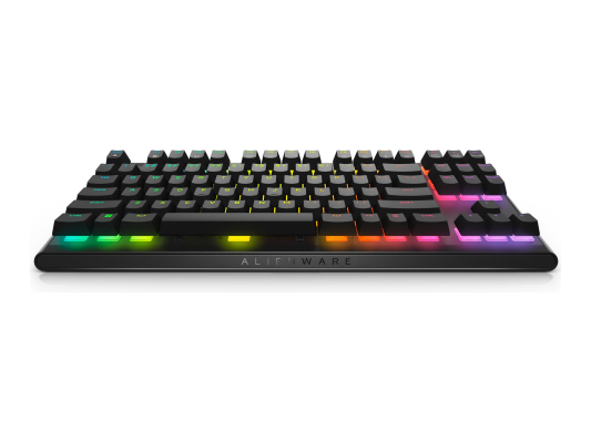 Dell Alienware Tenkeyless AW420K | Gaming Keyboard | Wired | EN | Dark Side of the Moon | CHERRY MX Red