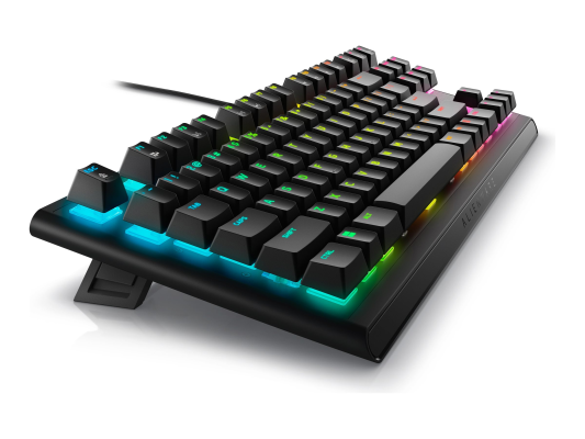 Dell Alienware Tenkeyless AW420K | Gaming Keyboard | Wired | EN | Dark Side of the Moon | CHERRY MX Red