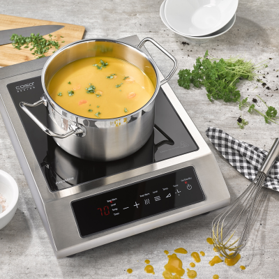 Caso | Mobile Hob | ProChef 3500 | Number of burners / cooking zones 1 | Touch | Stainless Steel / Black