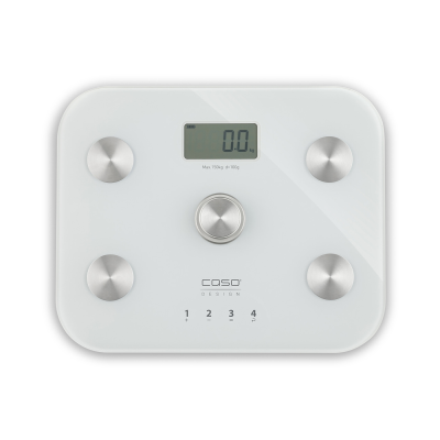 Caso | Scale | BodyEnergy Fit | Maximum weight (capacity) 150 kg | Accuracy 100 g | White