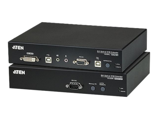 Aten USB DVI Optical KVM Extender | CE690 | 1920 x 1200 at 20km