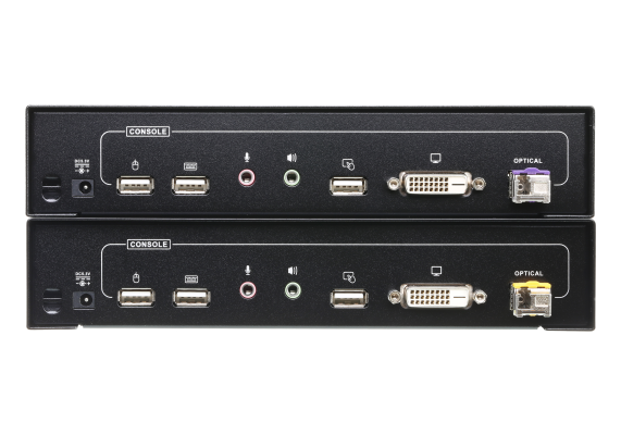 Aten USB DVI Optical KVM Extender | CE690 | 1920 x 1200 at 20km