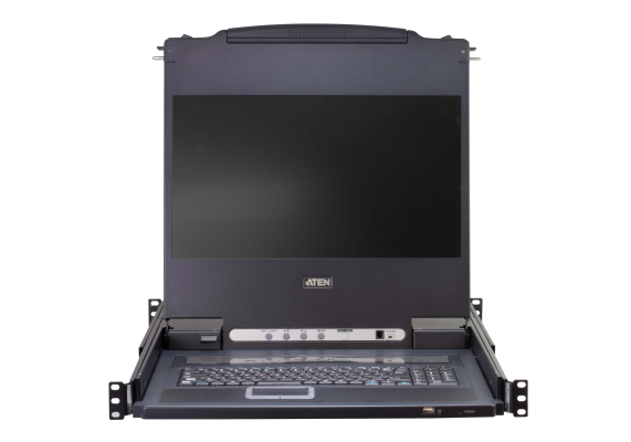 Aten 16P PS / 2-USB VGA LCD KVM SW. W / US KB | CL5716FM | 17"