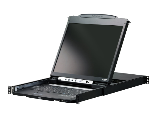 Aten PS / 2-USB VGA Dual Rail 19" LCD Console with USB Peripheral Support | CL5800N
