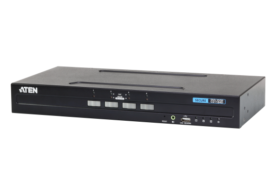Aten 4-Port USB DVI Secure KVM Switch (PSS PP v3.0 Compliant) | CS1184D