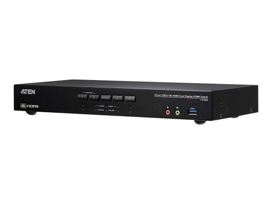 Aten 4-Port USB 3.0 4K HDMI Dual Display KVMP Switch | CS1844