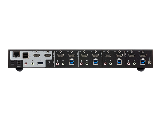 Aten 4-Port USB 3.0 4K HDMI Dual Display KVMP Switch | CS1844