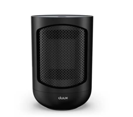 Duux Zone Personal Ceramic Heater | Ceramic Heater | 600 / 900 / 1500 W | Black | IP21
