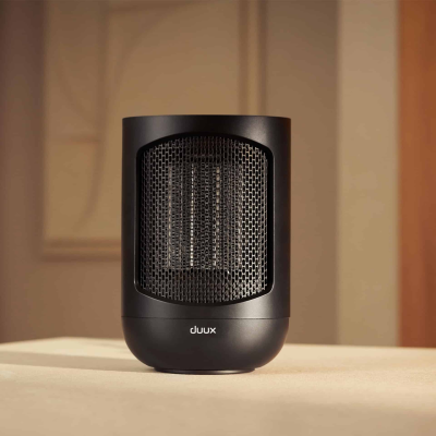 Duux Zone Personal Ceramic Heater | Ceramic Heater | 600 / 900 / 1500 W | Black | IP21