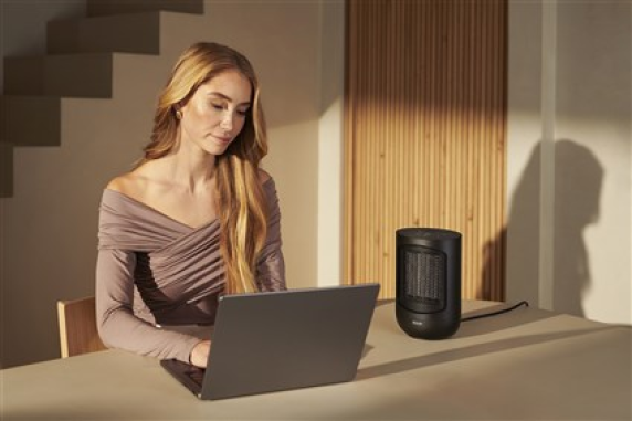 Duux Zone Personal Ceramic Heater | Ceramic Heater | 600 / 900 / 1500 W | Black | IP21