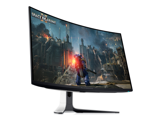 Dell | Curved Screen Gaming Monitor | AW3225QF | 31.6 " | OLED | 4K UHD | 16:9 | 240 Hz | 0.03 ms | 3840 x 2160 pixels | 1000 cd / m² | Power connector, Security-lock slot, Joystick, USB-A, USB-B, USB-C, HDMI, DispalyPort | HDMI po