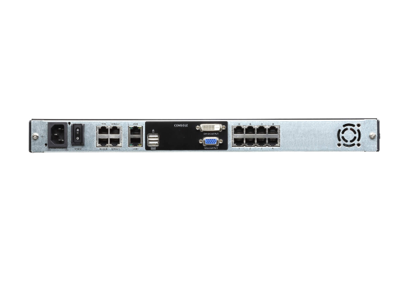 Aten KL1108VNA-AG 8-Port Cat 5 Dual Rail KVM over IP Switch with Virtual Media | 19" LCD