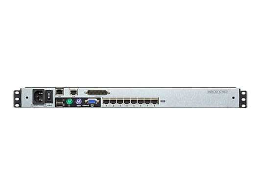 Aten 1-Local / Remote Share Access 8-Port Cat 5 Dual Rail 17" LCD KVM over IP Switch with Daisy-Chain Port | KL1508AIMA-AG