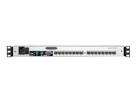 Aten | 16-Port Cat 5 Dual Rail 17" LCD KVM Switch with Daisy-Chain Port | KL1516AM-AXA-AG | 1 x USB Type-A Female