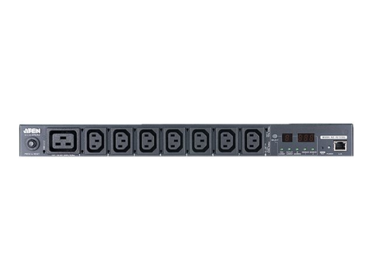 Aten PE7208G-ATA-G 20A / 16A 8-Outlet 1U Outlet-Metered eco PDU | Aten