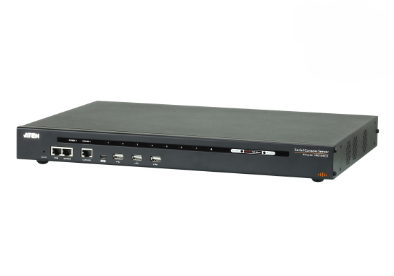 Aten 8-Port Serial Console Server with Dual Power / LAN | SN0108CO