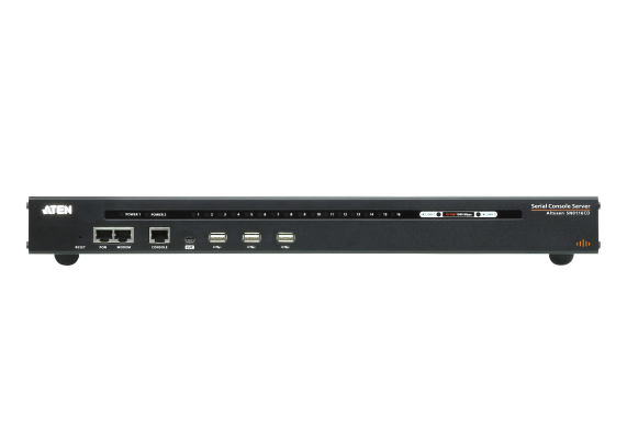 Aten 16-Port Serial Console Server W / Dual POW | SN0116COD