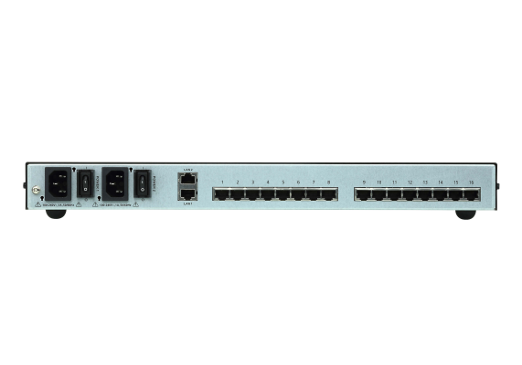 Aten 16-Port Serial Console Server W / Dual POW | SN0116COD