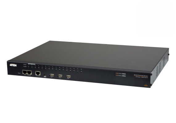 Aten 32-Port Serial Console Server with Dual Power / LAN | SN0132CO