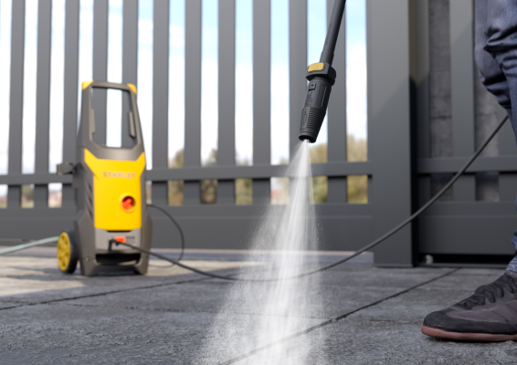 STANLEY SXPW14PE High Pressure Washer with Patio Cleaner (1400 W, 110 bar, 390 l / h) | Stanley Pressure Washer | 1400 W | 110 bar | 390 l / h