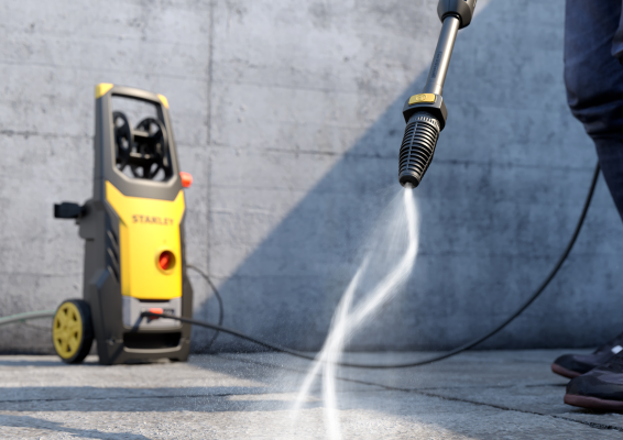 STANLEY SXPW16PE High Pressure Washer with Patio Cleaner (1600 W, 125 bar, 420 l / h) | Stanley Pressure Washer | 1600 W | 125 bar | 420 l / h