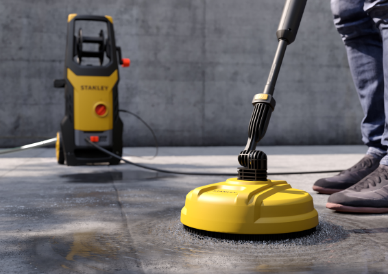 STANLEY SXPW16PE High Pressure Washer with Patio Cleaner (1600 W, 125 bar, 420 l / h) | Stanley Pressure Washer | 1600 W | 125 bar | 420 l / h