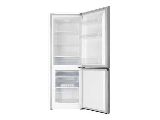 Gorenje | Refrigerator | RK14EPS4 | Energy efficiency class E | Free standing | Combi | Height 143 cm | Fridge net capacity 122 L | Freezer net capacity 53 L | 39 dB | Silver